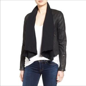 Free People Drape Front Coated Jacket